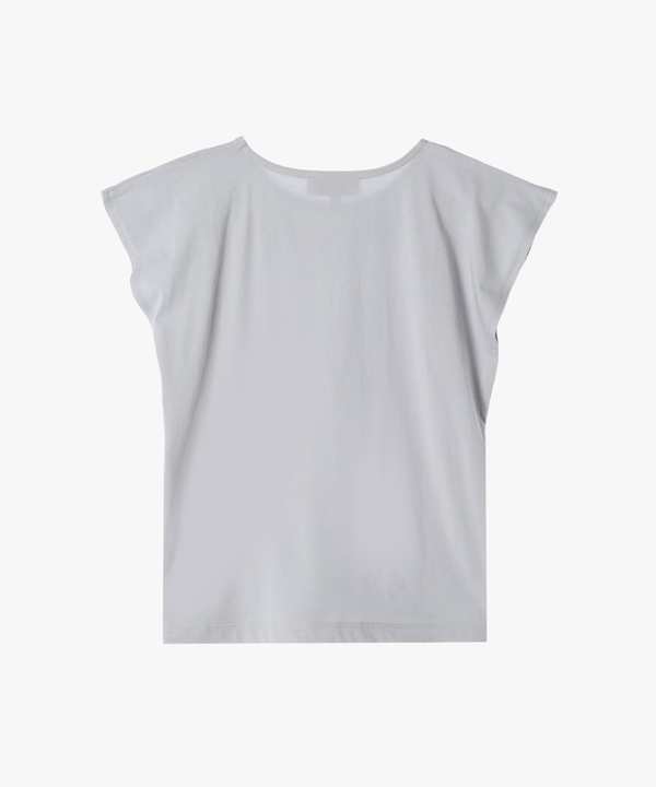 キッズ ロゴ コットン ノースリーブ Tシャツ "Rita"