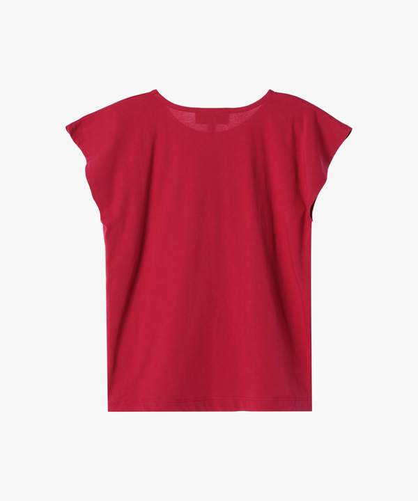 キッズ ロゴ コットン ノースリーブ Tシャツ "Rita"