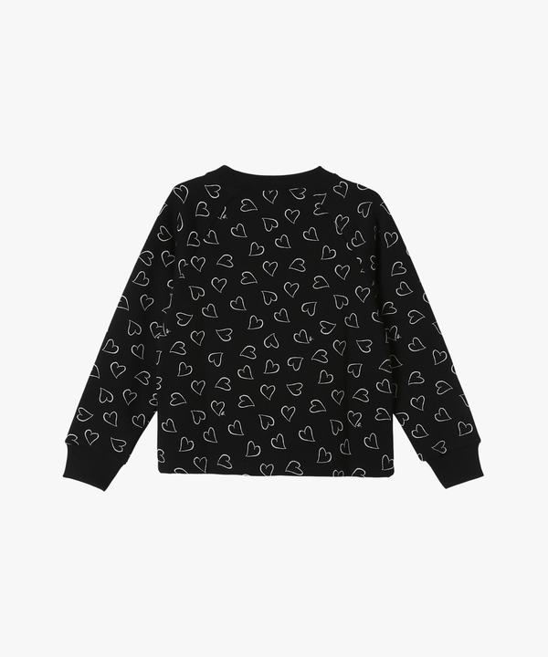【美品】アニエスベー　agnes b. ハートロゴ　トレーナー　L 送料 無料ファッション - 【美品】アニエスベー agnes b. ハート