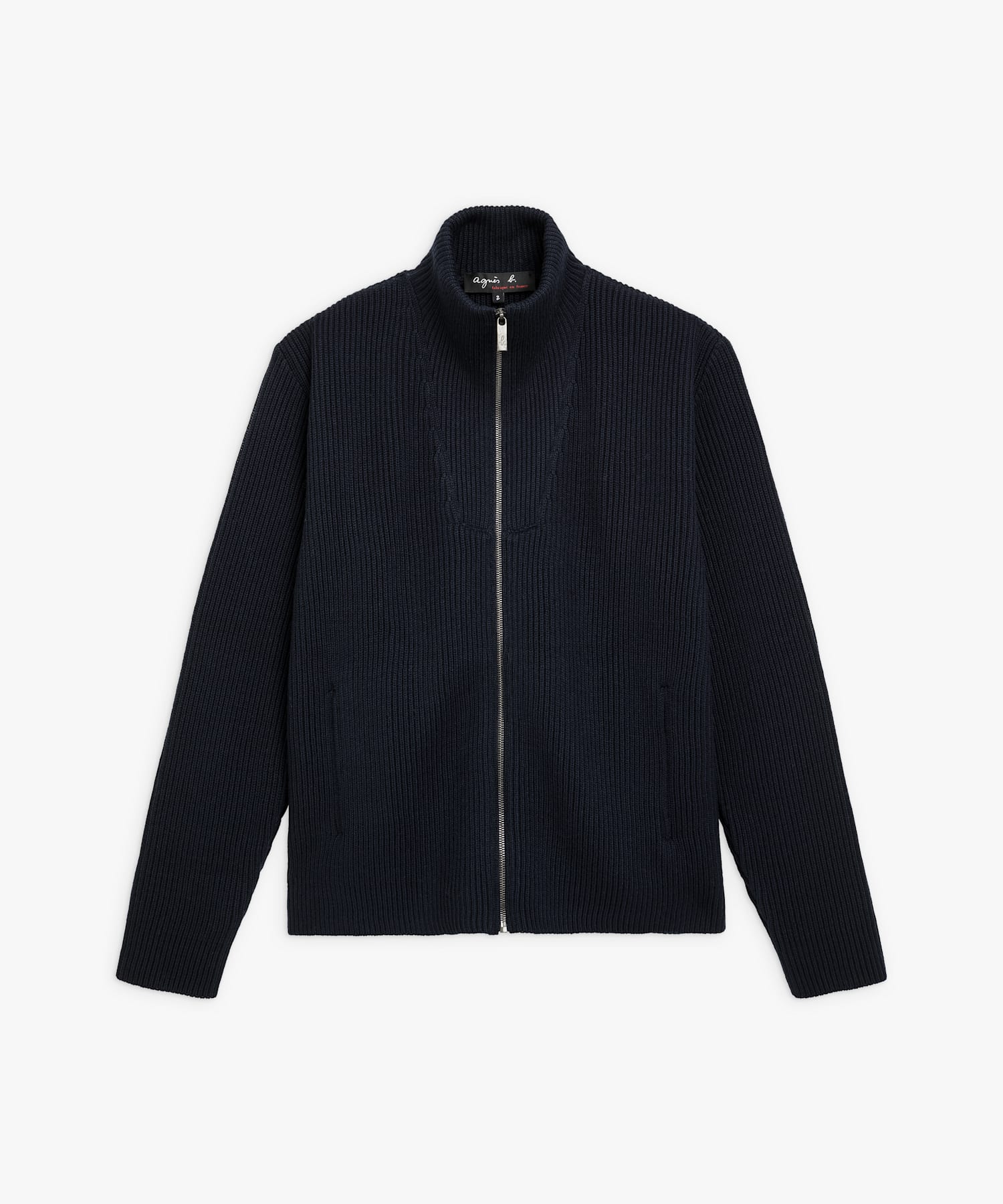 LW77 BLOUSON ジップアップニットブルゾン