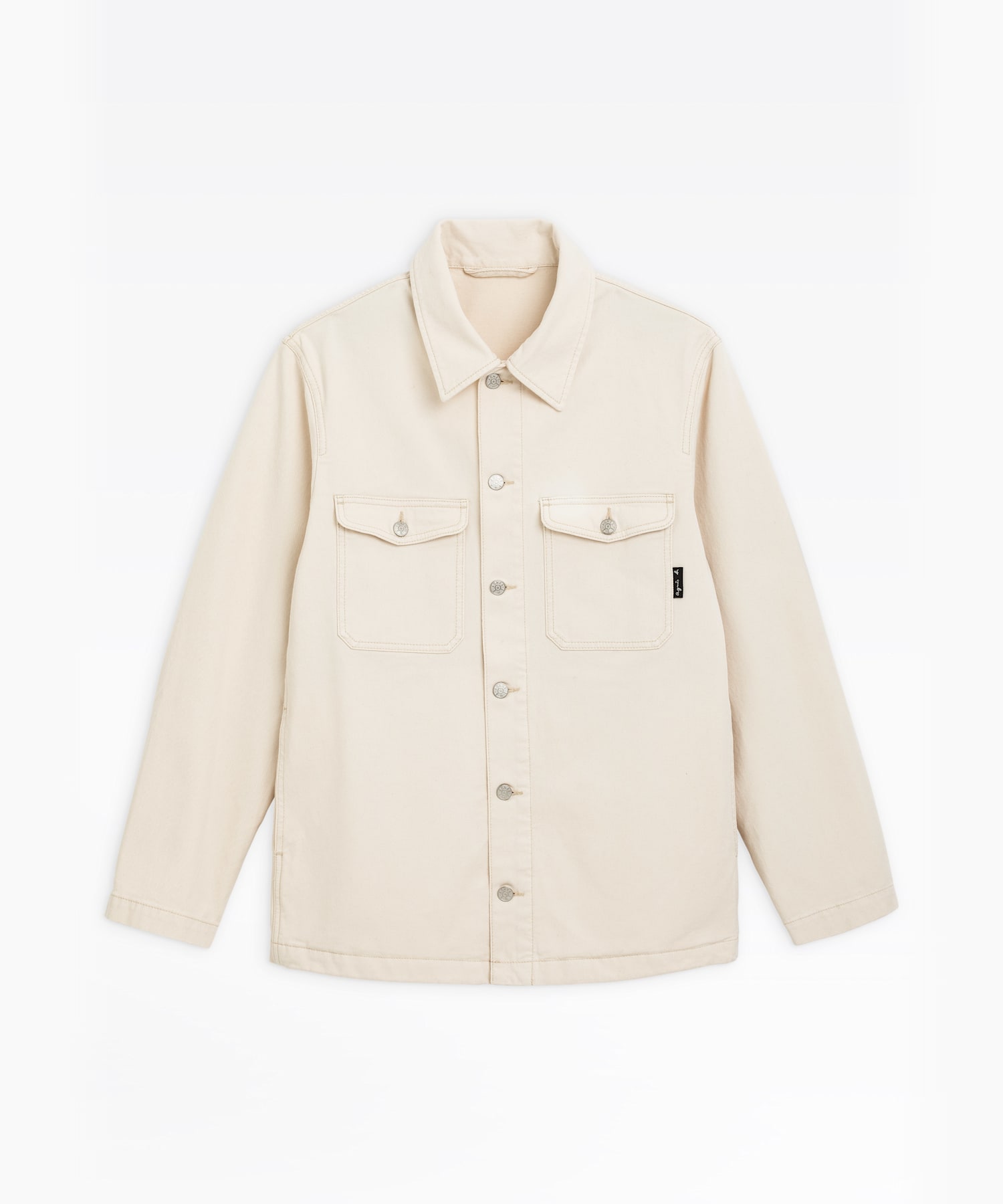 AE47 CHEMISE ウォッシュドコットンダブルフラップシャツジャケット