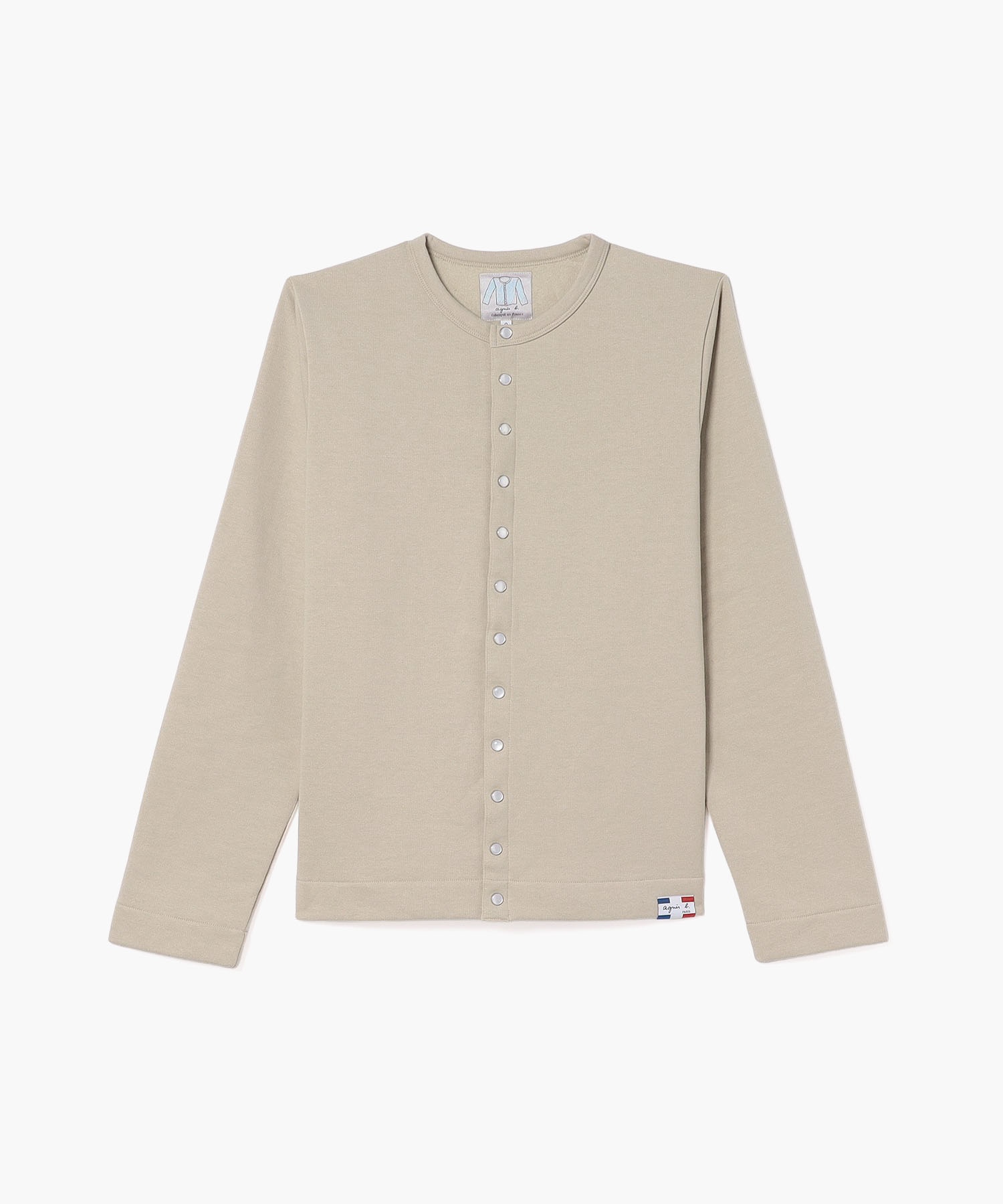 M001 CARDIGAN カーディガンプレッション [Made in France] ｜agnès b