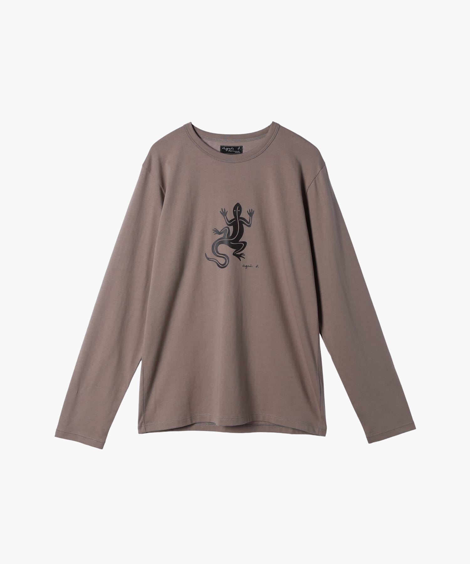 メンズ レザールロングTシャツ