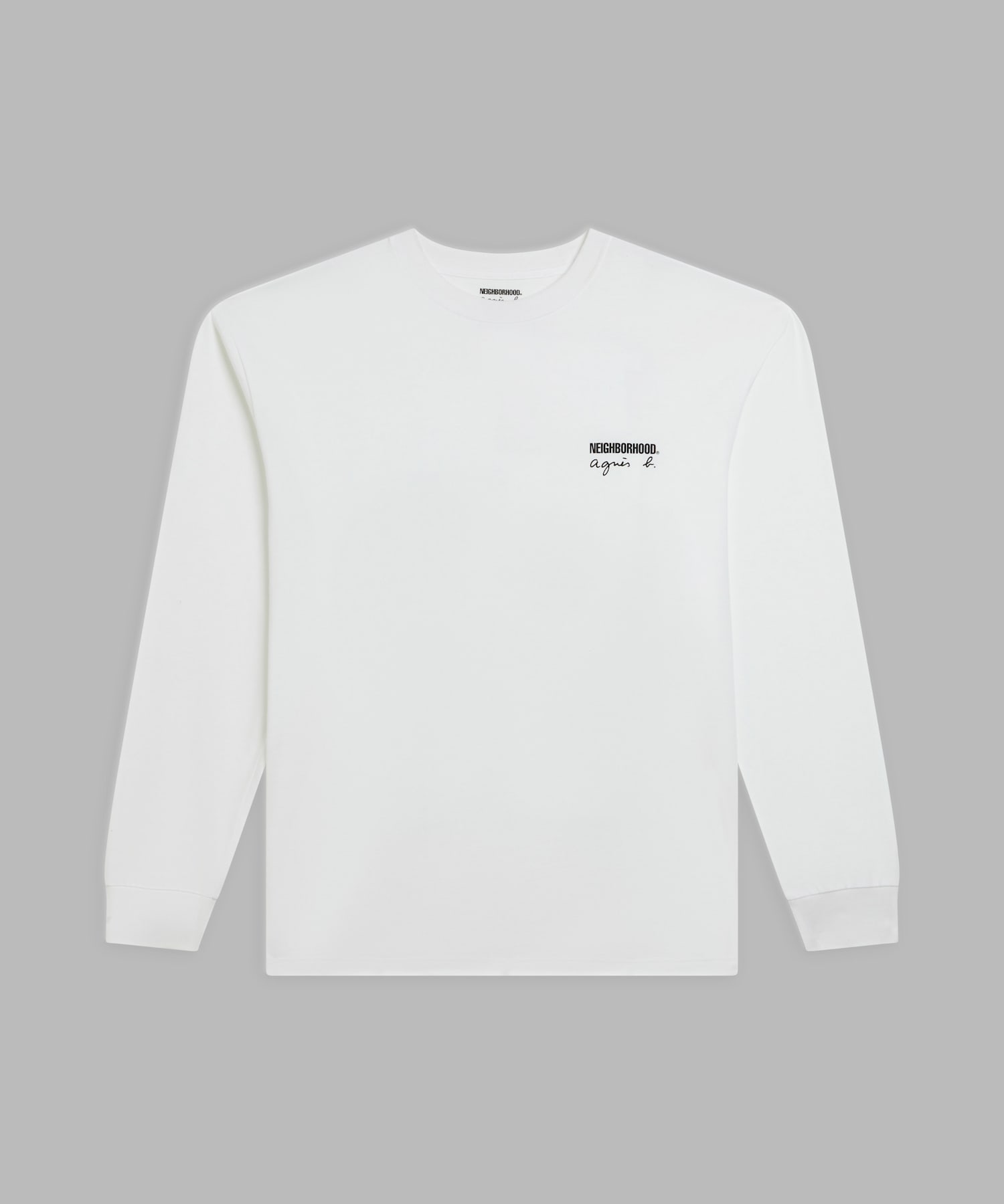 agnes b. x NH クルーネック 長袖 Tシャツ