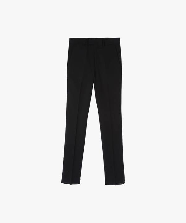 セットアップ対応商品】UW02 TROUSER ブラックパンツ ｜agnès b. HOMME 