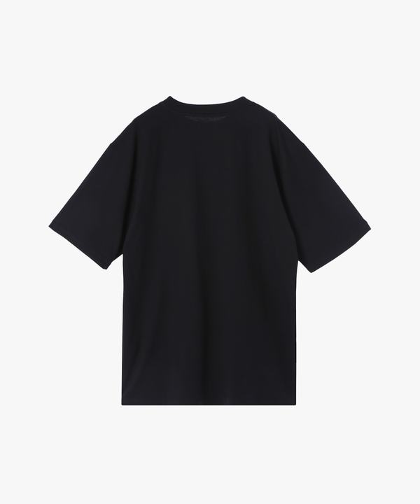 新品未使用 タグ付き アニエスベー 黒 Tシャツ SF64 TS レザールTシャツ（Tシャツ/カットソー）｜agnes b