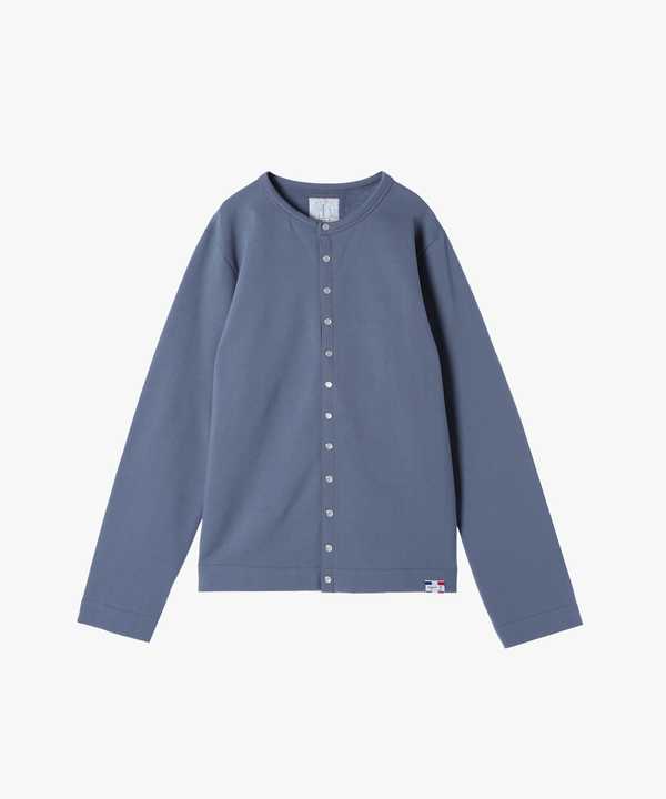 CU32 VESTE レザーカーディガンプレッション　アニエスベー【新品未使用】 CU32 CARDIGAN レザーカーディガンプレッション ｜agnès b