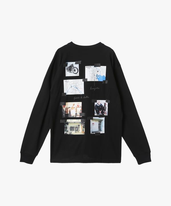 agnes b. x NH クルーネック 長袖 Tシャツ