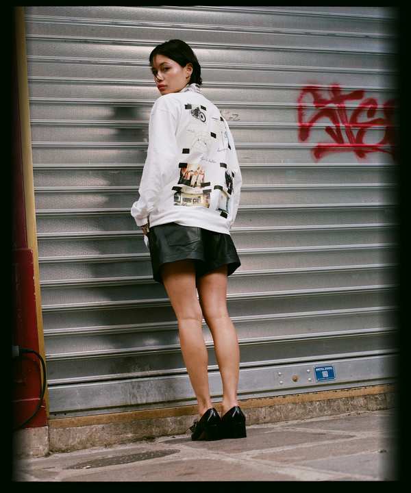 agnes b. x NH クルーネック 長袖 Tシャツ