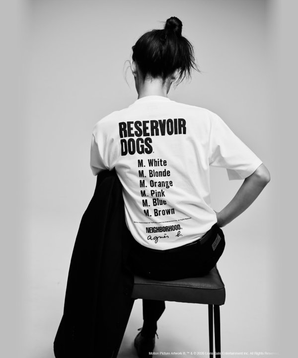 agnes b. x NH x RESERVOIR DOGS �N���[�l�b�N ���� T�V���c