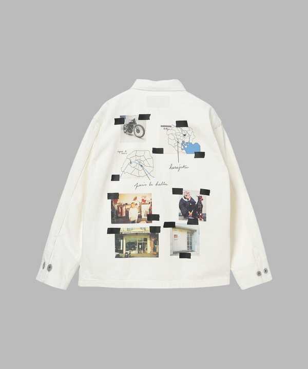 agnes b. x NH カバーオールジャケット