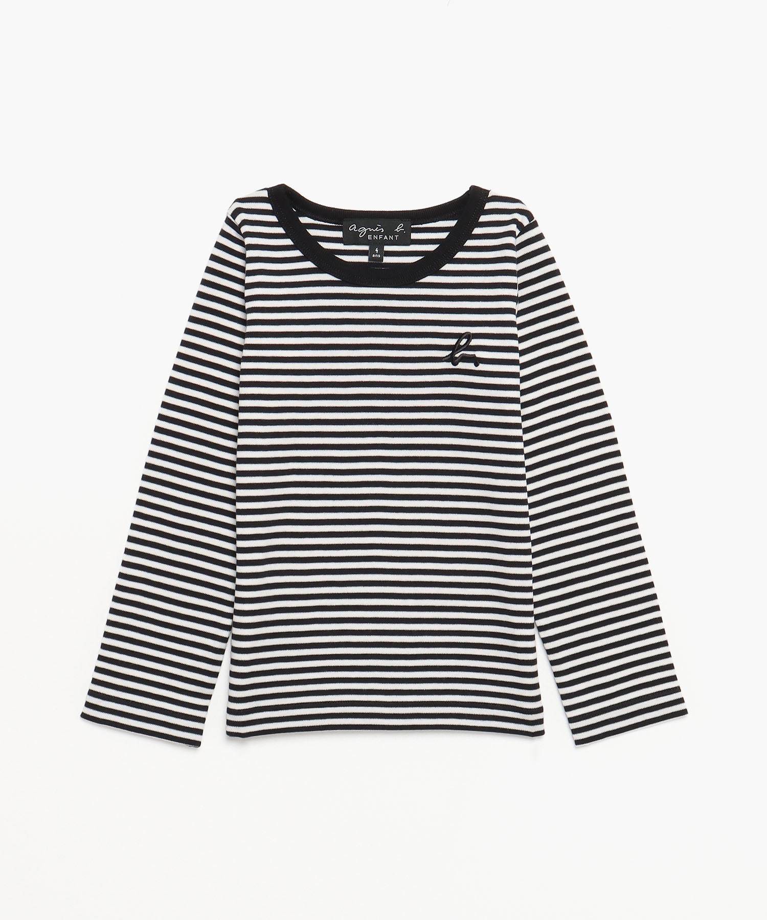 J190 E TS キッズ ボーダーTシャツ ｜agnès b. ENFANT/LAYETTE（アン