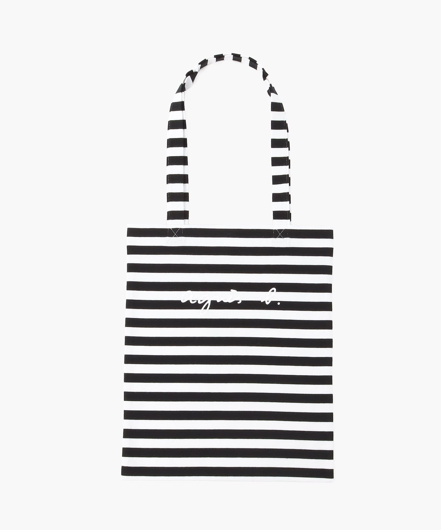 SCW4 E SAC Gaspard et Lisa ボーダートートバッグ