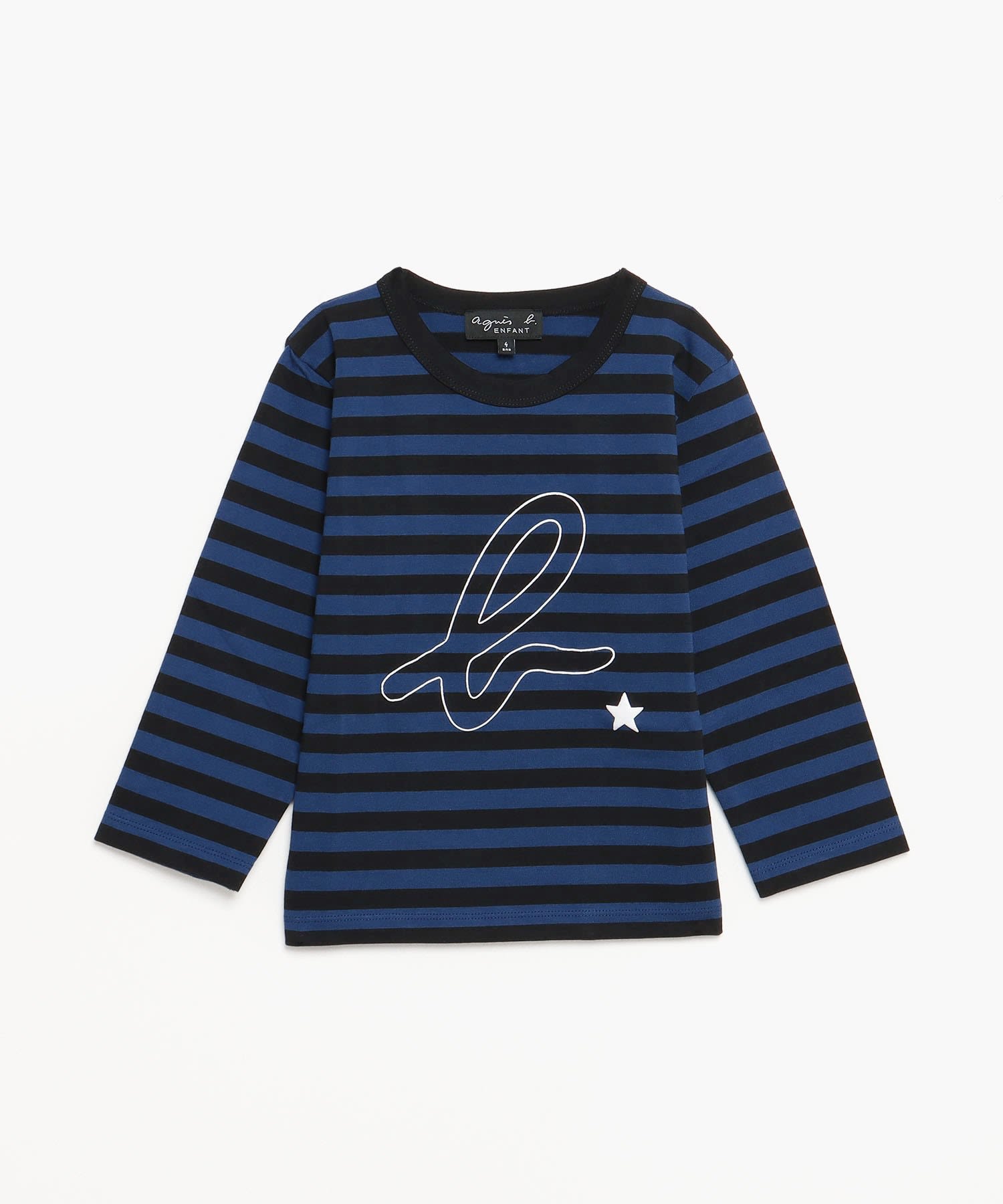 SDH0 E TS キッズ ボーダーb.ロゴTシャツ