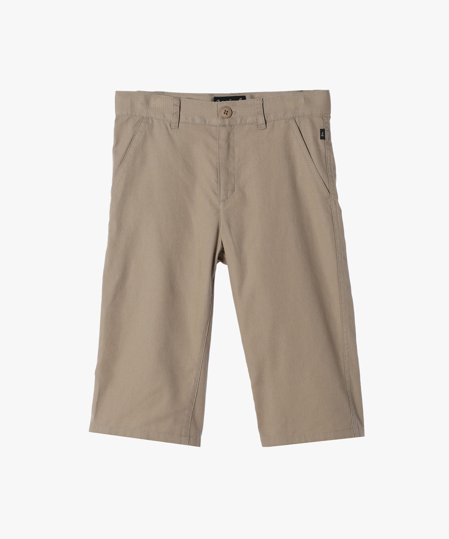 キッズ コットン クロップド パンツ