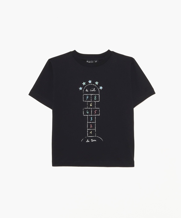 アニエスベー キッズロゴTシャツ S - トップス(Tシャツ