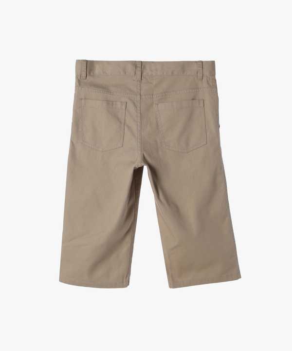 キッズ  コットン クロップド パンツ