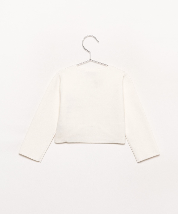 【Outlet】LS43 E BOLERO キッズ リボン刺繍ボレロ