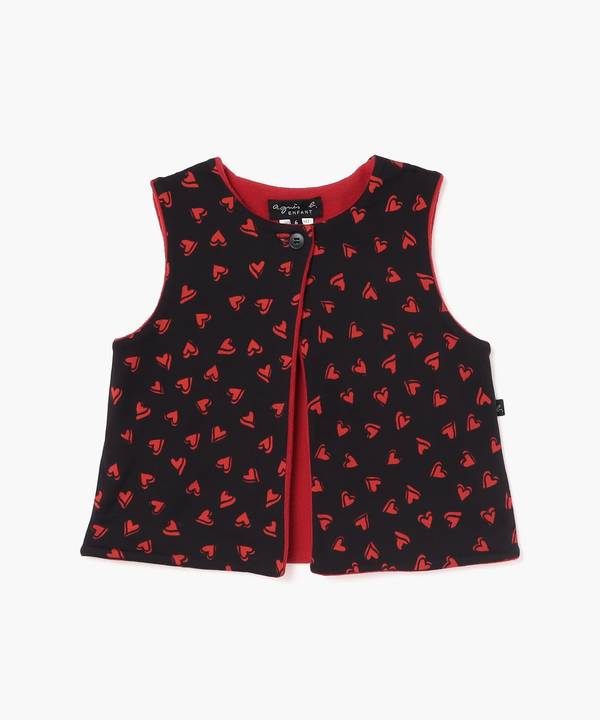 【Outlet】JHU0 E GILET キッズ リバーシブルベスト