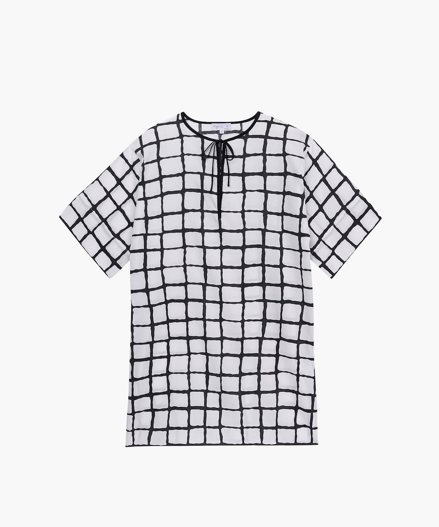 Outlet Ih16 Robe 格子柄ワンピース