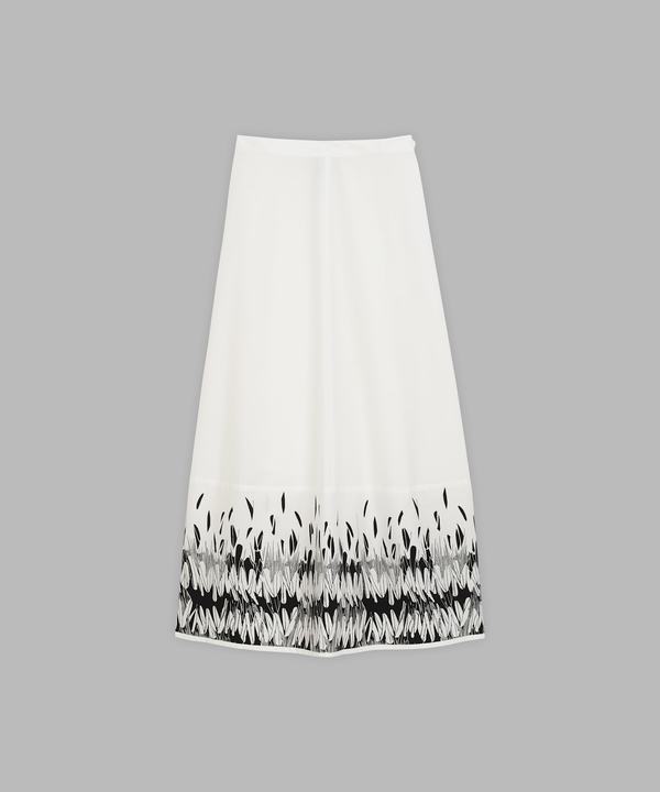 【Outlet】 ICL9 JUPE フェザープリントスカート