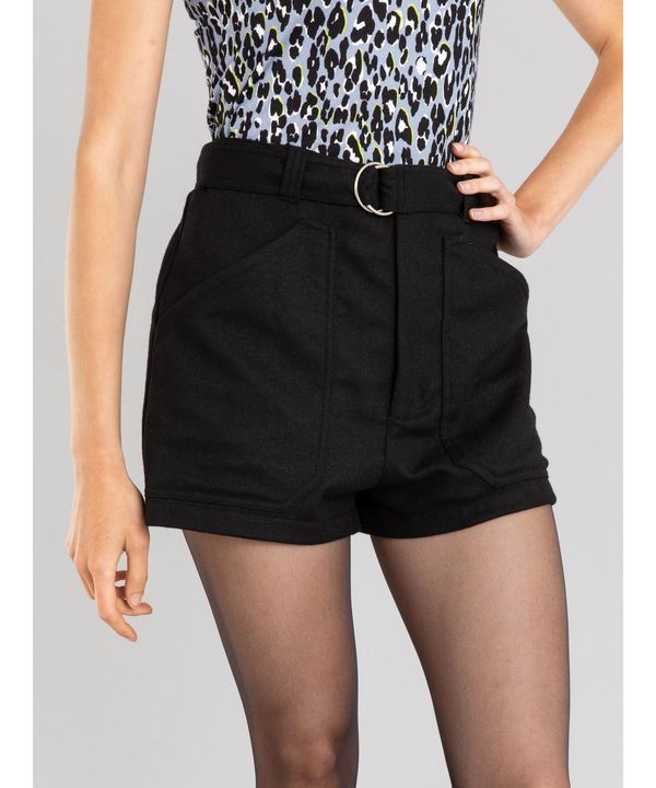 【Outlet】UBH4 PANTALON ベルテッドショートパンツ