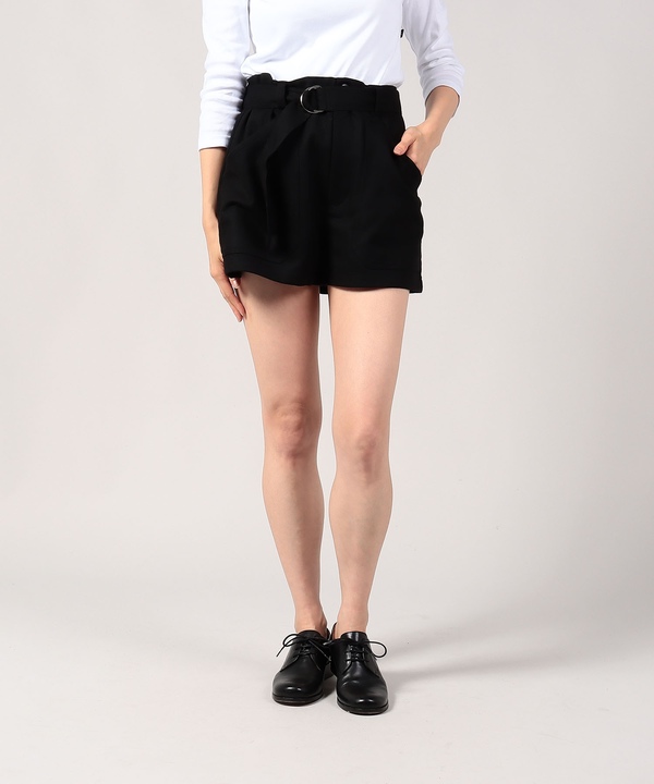 【Outlet】UBH4 PANTALON ベルテッドショートパンツ