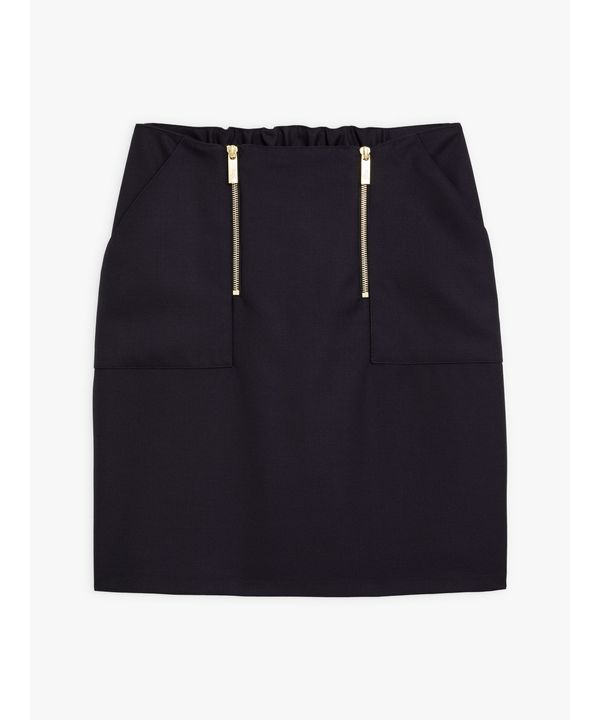 【Outlet】UBG3 JUPE ジップウールスカート