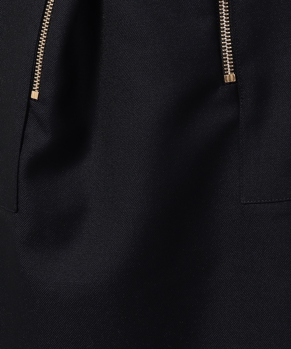 【Outlet】UBG3 JUPE ジップウールスカート