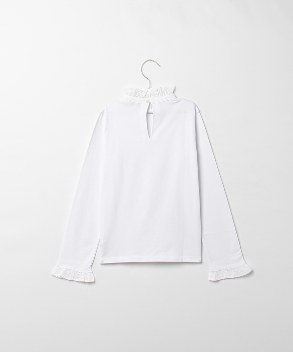 【Outlet】J000 E TS キッズ フリルカラーカットソー