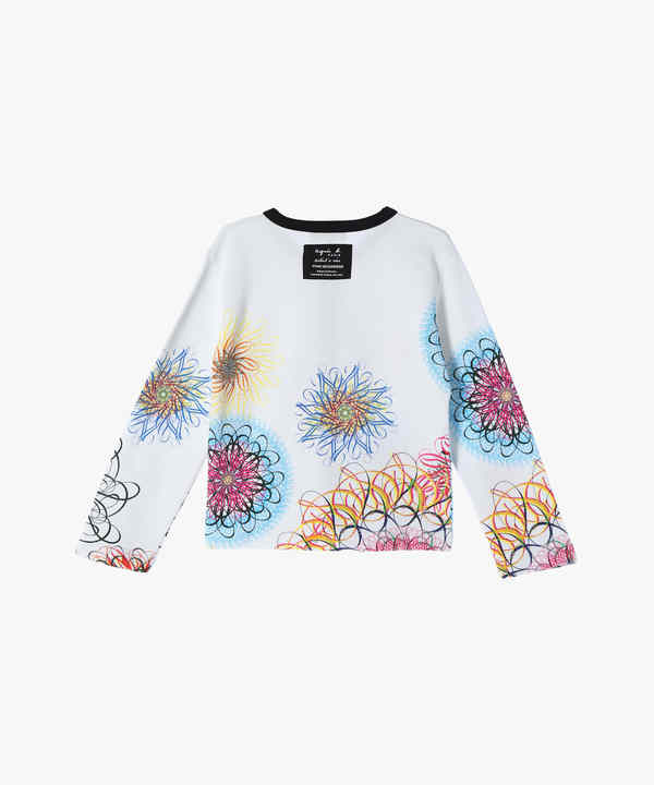 【Outlet】NU66 E CARDIGAN キッズ アーティスト ジップカーディガン Ryan McGinness