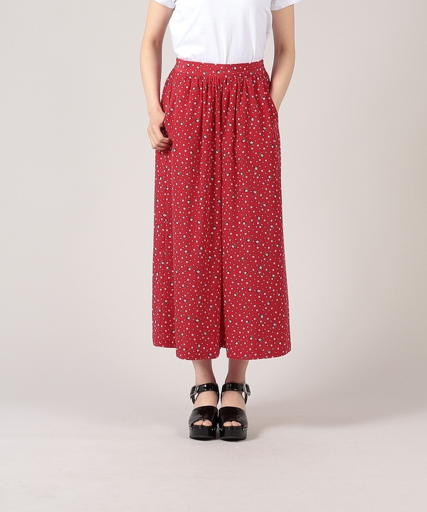 【Outlet】 フラワードットパンツ