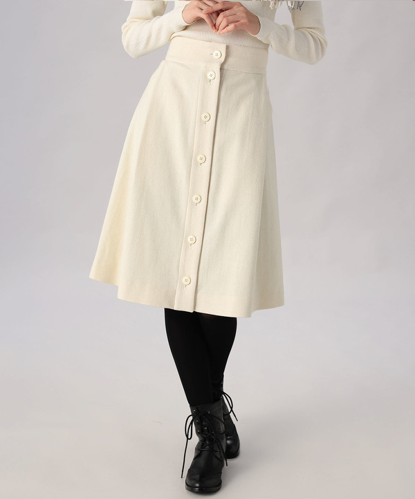 【Outlet】 ラメツイードスカート