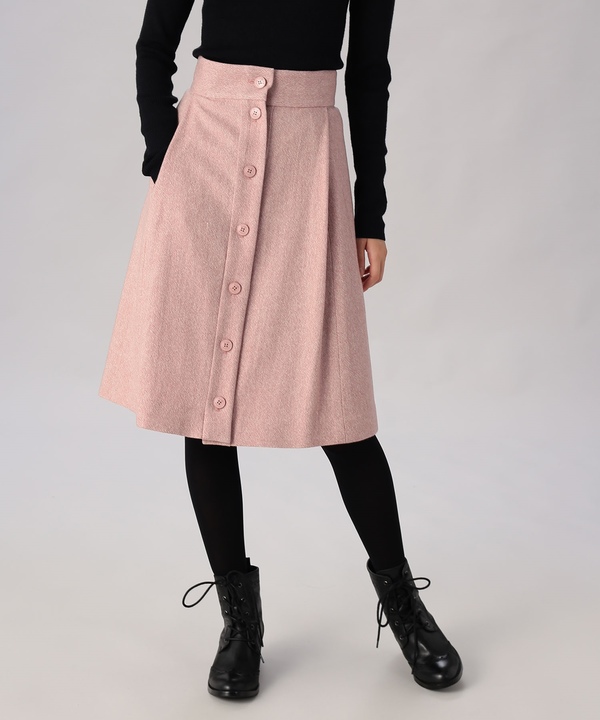 【Outlet】 ラメツイードスカート