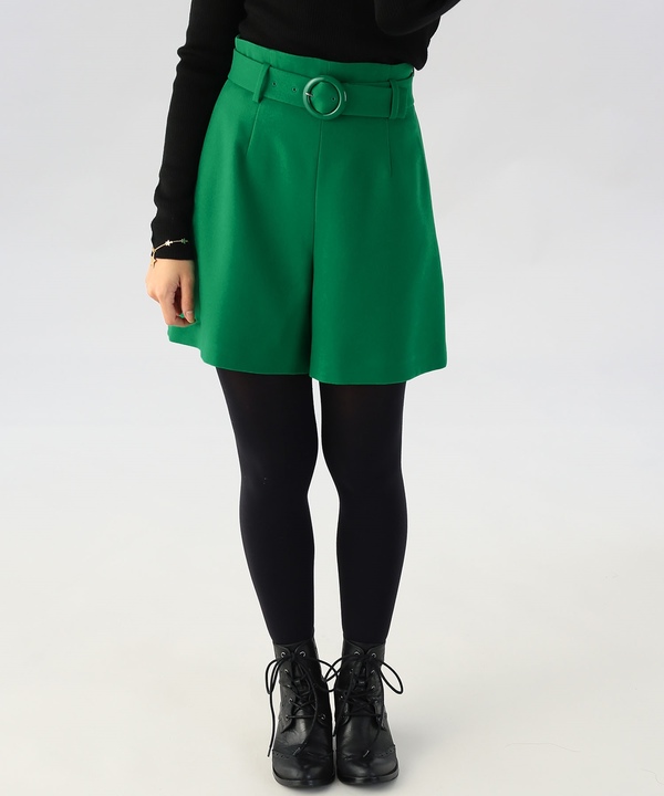 【Outlet】 ハイウエストショートパンツ