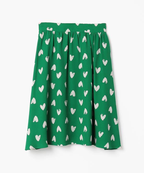 【Outlet】ハートプリントスカート