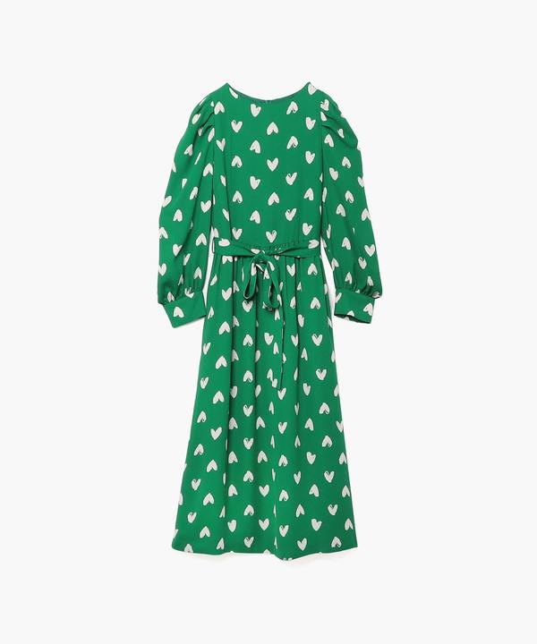 【Outlet】 ハートプリントドレス