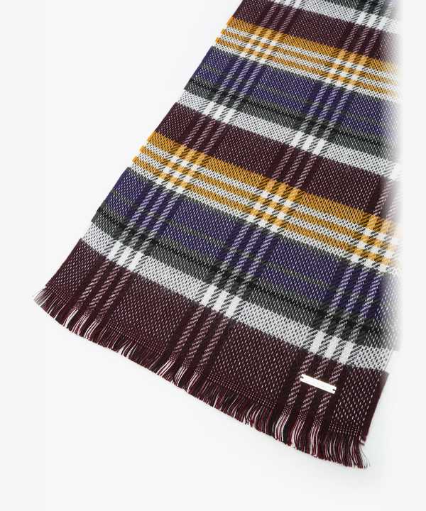 【Outlet】WW79 ECHARPE ウールミックスチェックストール