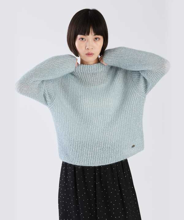 【Outlet】WW89 PULLOVER ラメモヘアプルオーバー