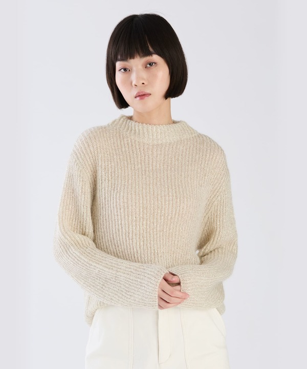 【Outlet】WW89 PULLOVER ラメモヘアプルオーバー