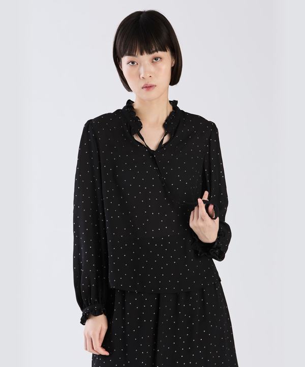 【Outlet】WW92 CHEMISE スターグリッターブラウス