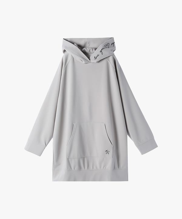 【Outlet】プクプクエンブフーディワンピース