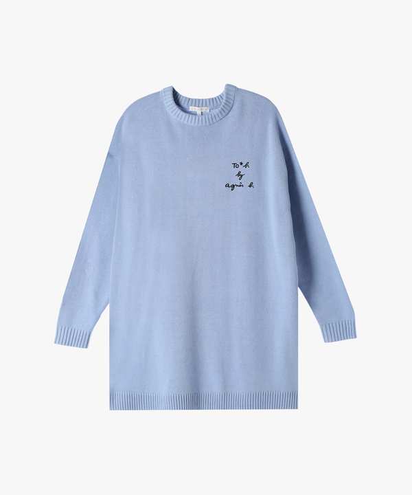 【Outlet】WT68 ROBE スリーレイヤードロゴワンピース