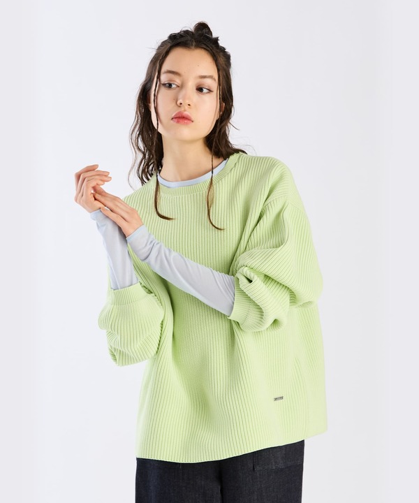【Outlet】スポンジニットプルオーバー