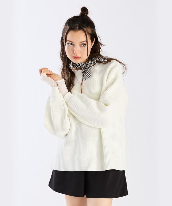 【Outlet】スポンジニットプルオーバー