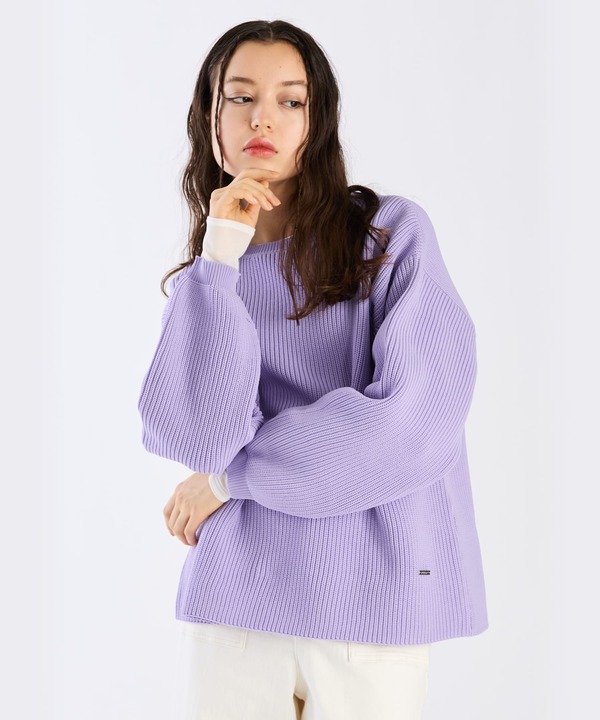 【Outlet】スポンジニットプルオーバー