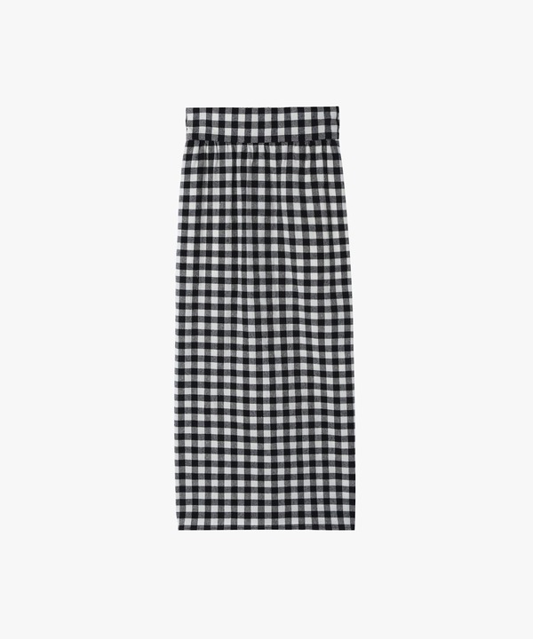 【Outlet】ネップギンガムチェックスカート