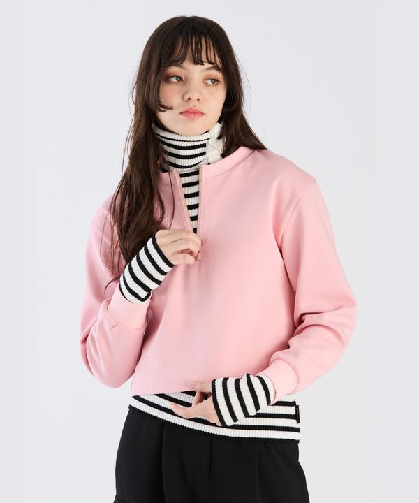【Outlet】ハーフジッププルオーバー