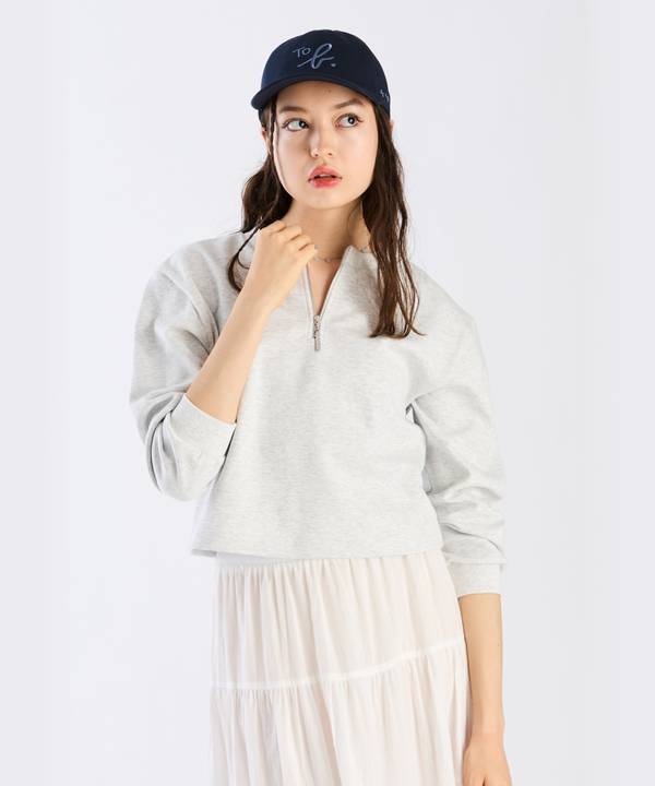 【Outlet】ハーフジッププルオーバー