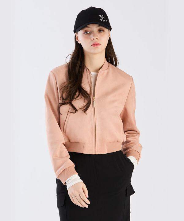 【Outlet】スエードライクブルゾン